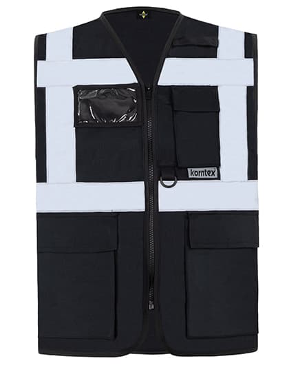 Executive Multifunctional Safety Vest Berlin — Black