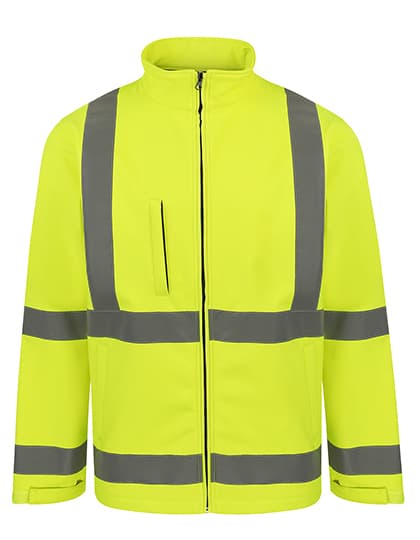 Hi-Vis Safety Softshell Jacket Turku — Signal Yellow