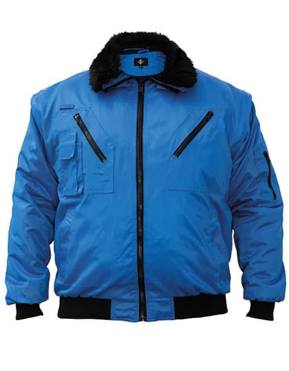 Robust 4-in-1 Workwear Pilot Jacket Oslo — Blue