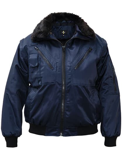 Robust 4-in-1 Workwear Pilot Jacket Oslo — Navy