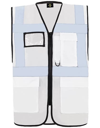 CO² Neutral Multifunctional Executive Safety Vest Hamburg — White