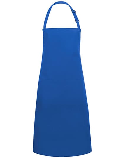 Latzschürze Basic mit Tasche und Schnalle — Blue (ca. Pantone 7686C)