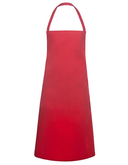 Basic Latzschürze — Red (ca. Pantone 186C)