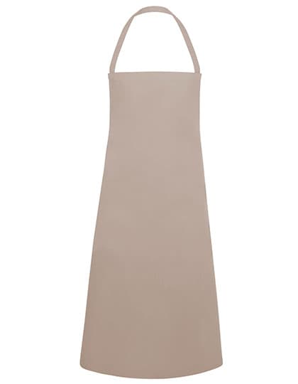 Basic Latzschürze — Sand (ca. Pantone 7529C)