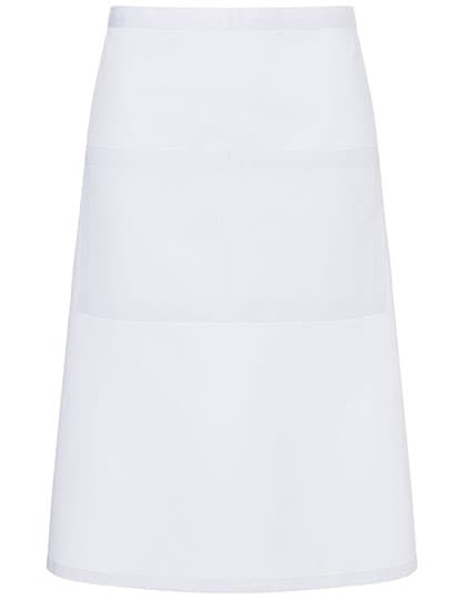 Bistroschürze Basic mit Tasche — White