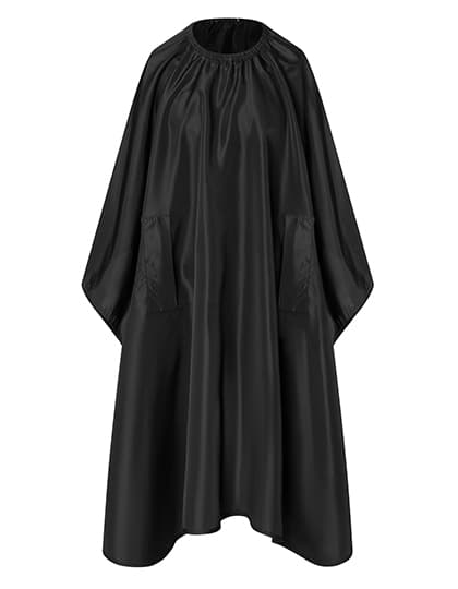 Wasserabweisender Schneideumhang mit Handdurchgriffen — Black (ca. Pantone 419C)