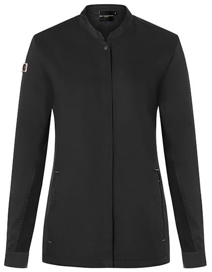 Damenkochjacke Green-Generation — Black (ca. Pantone 419C)