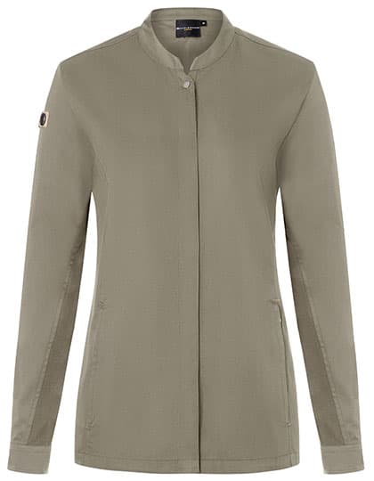 Damenkochjacke Green-Generation — Sage (ca. Pantone 416C)