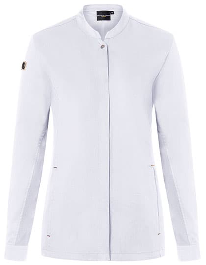 Damenkochjacke Green-Generation — White