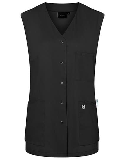 Ärmelloser Damenkasack Essential — Black (ca. Pantone 419C)