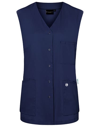 Ärmelloser Damenkasack Essential — Navy (ca. Pantone 533C)