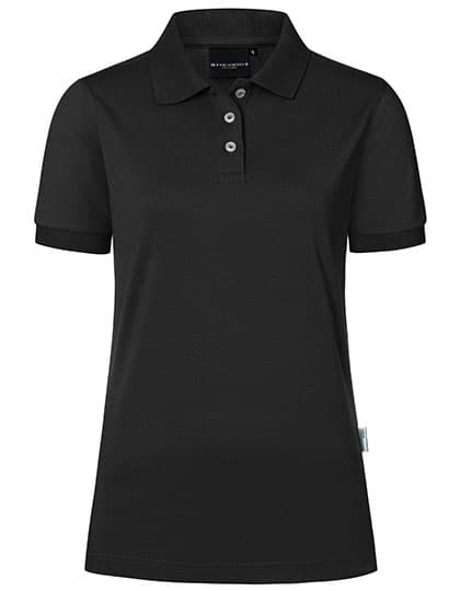 Damen Workwear Poloshirt Modern-Flair — Black (ca. Pantone 419C)