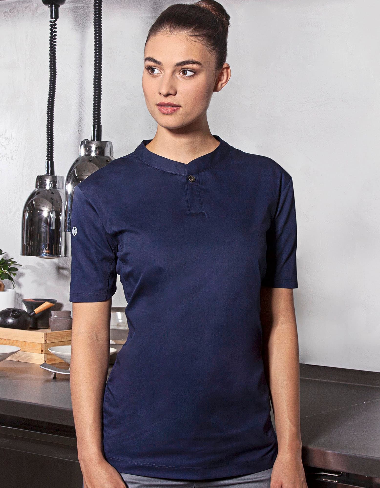 Kurzarm Damen-Arbeitsshirt Performance