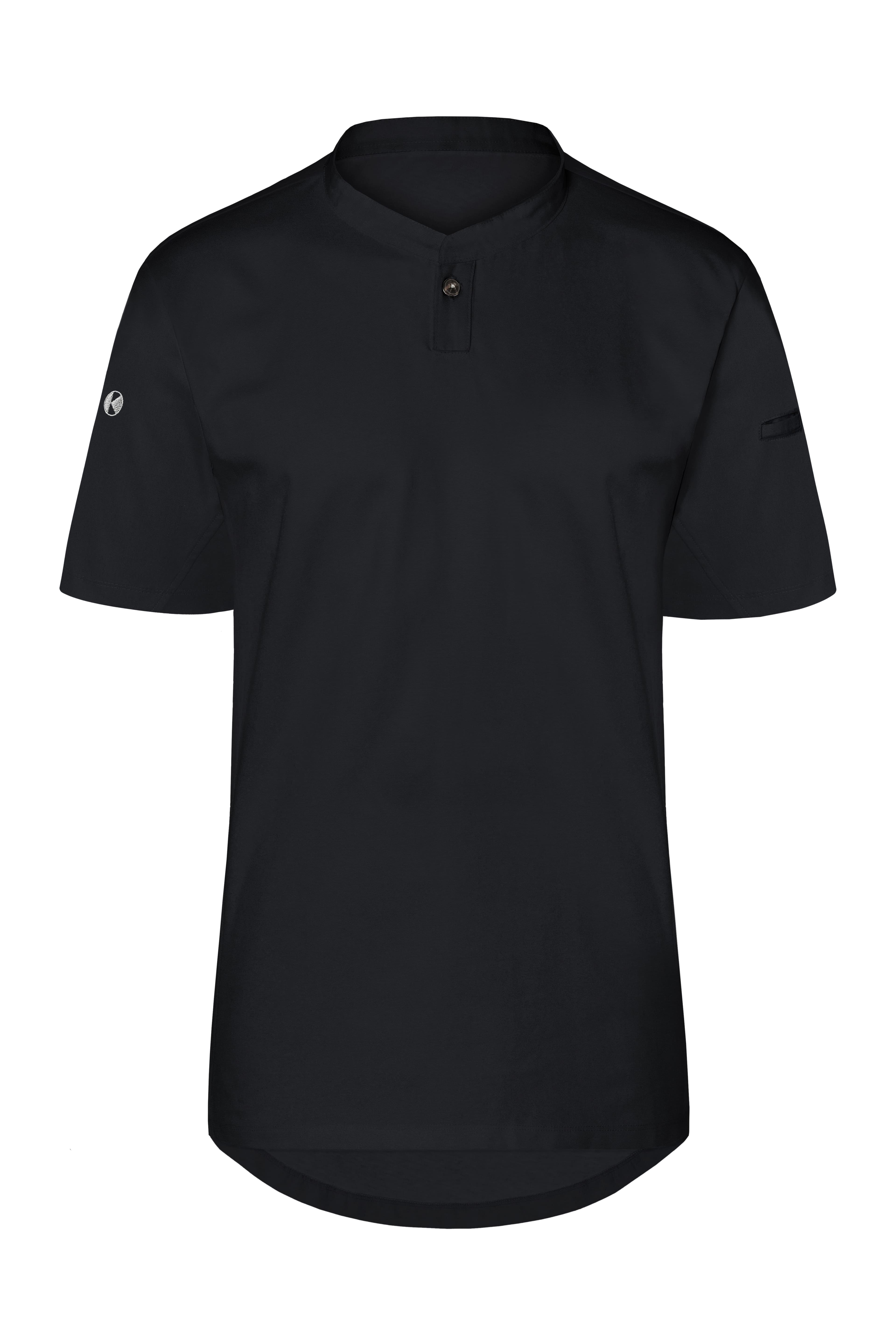 Kurzarm Damen-Arbeitsshirt Performance — Black (ca. Pantone 419C)