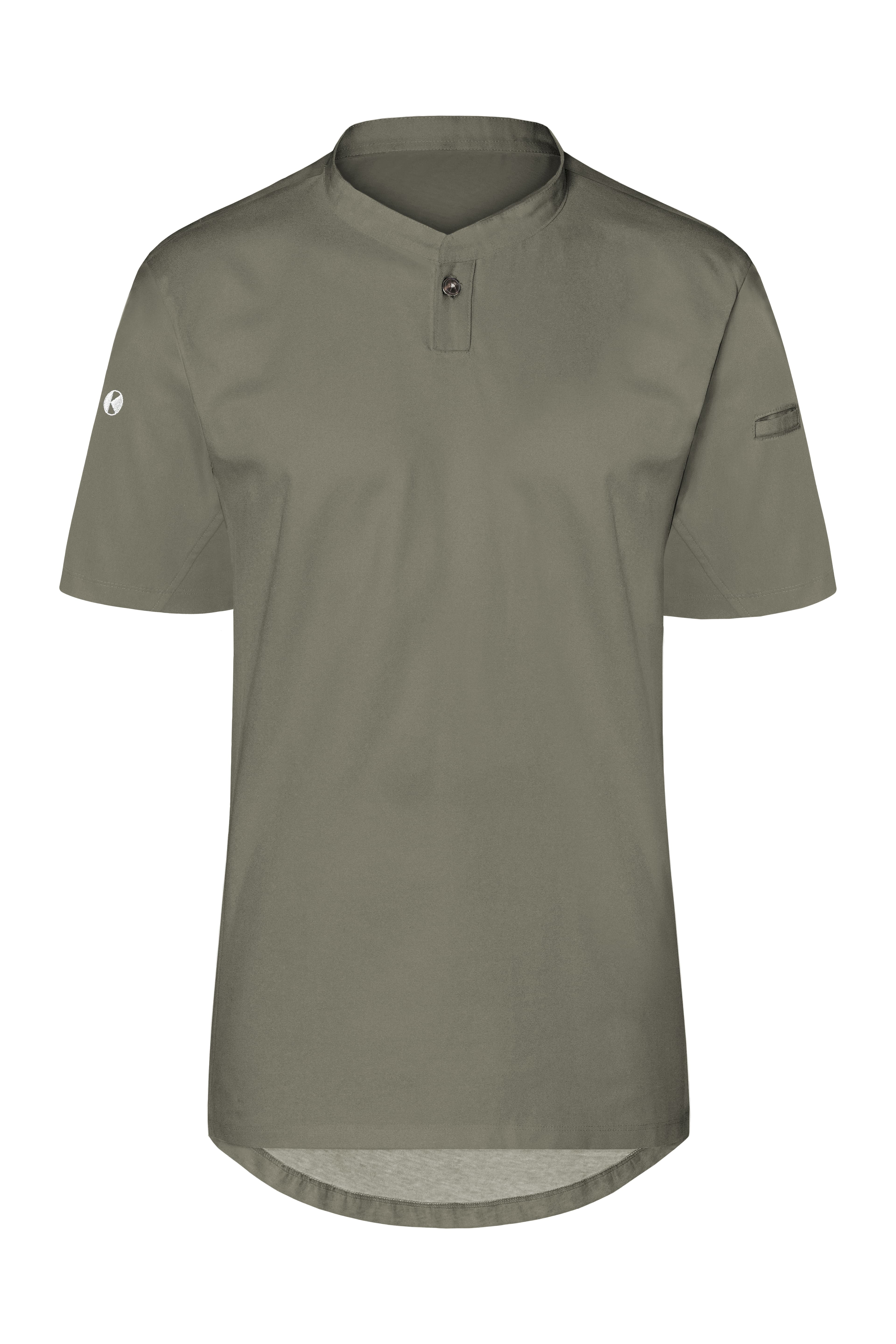 Kurzarm Damen-Arbeitsshirt Performance — Sage (ca. Pantone 416C)