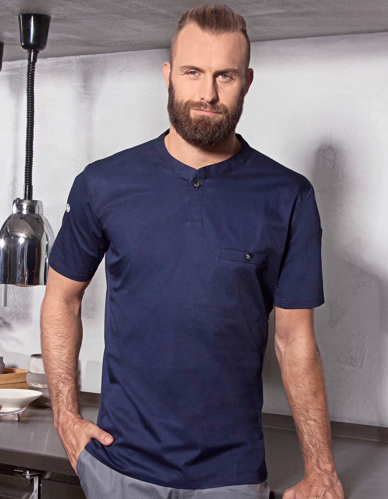 Kurzarm Herren-Arbeitsshirt Performance