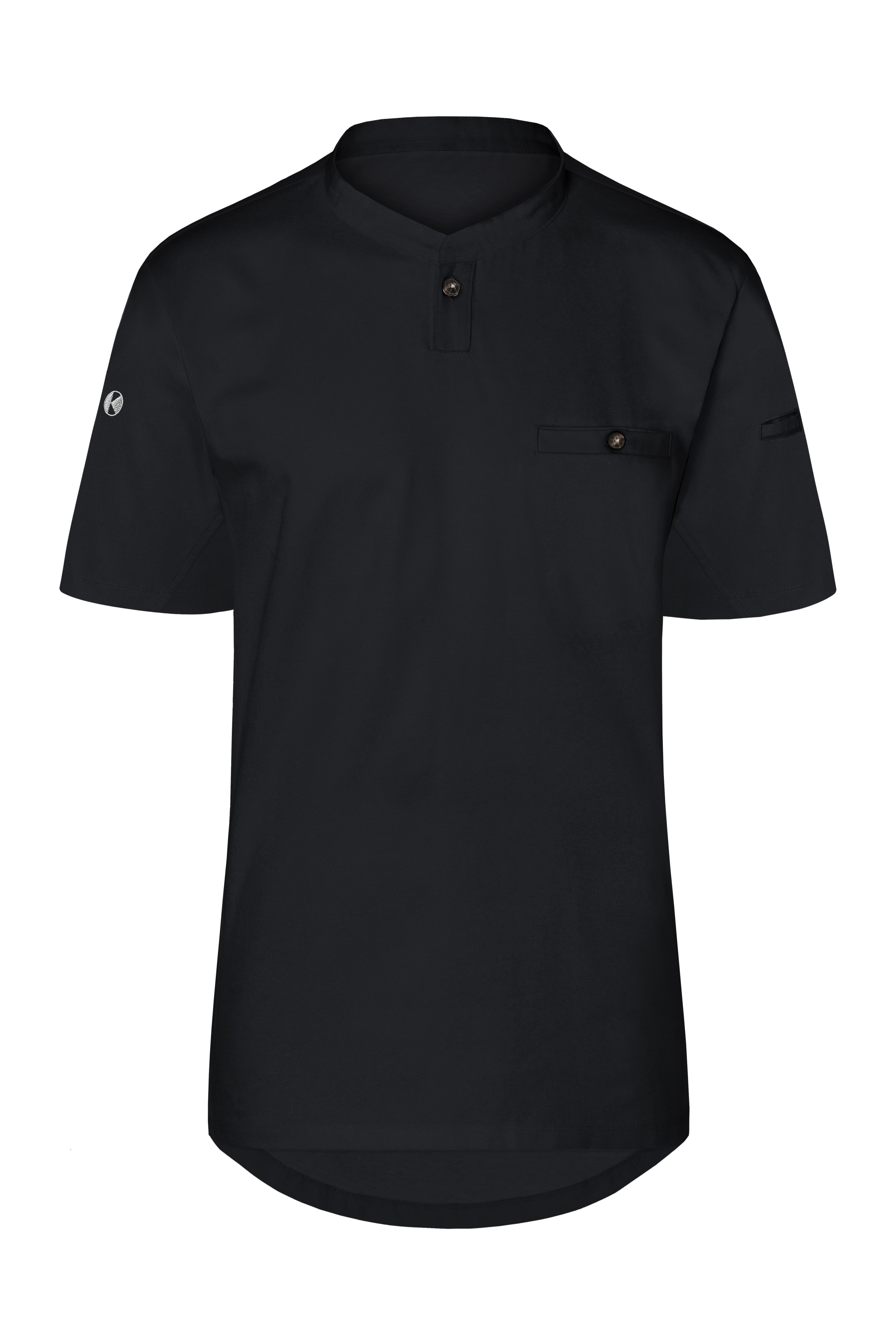 Kurzarm Herren-Arbeitsshirt Performance — Black (ca. Pantone 419C)