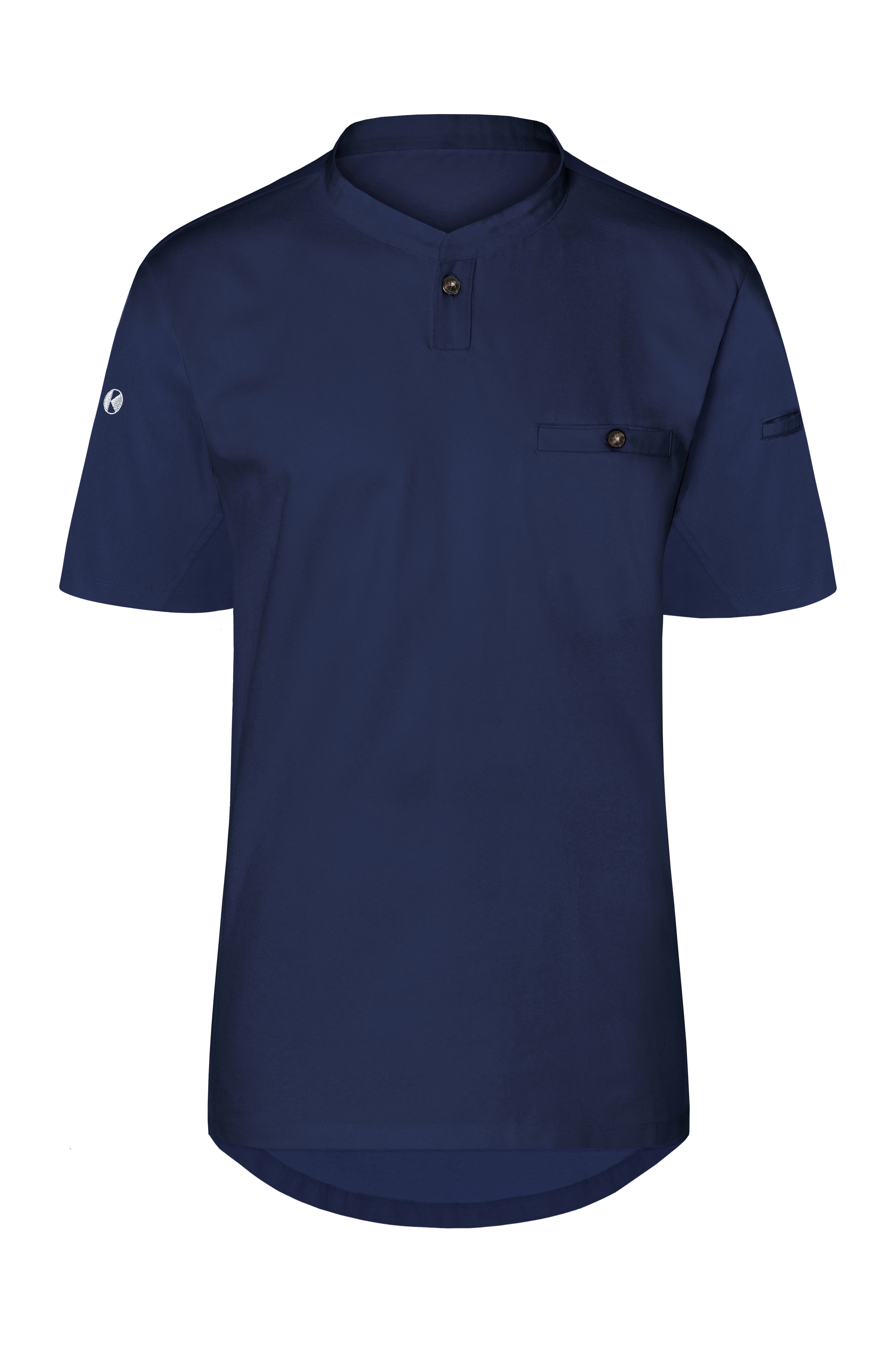 Kurzarm Herren-Arbeitsshirt Performance — Navy (ca. Pantone 533C)