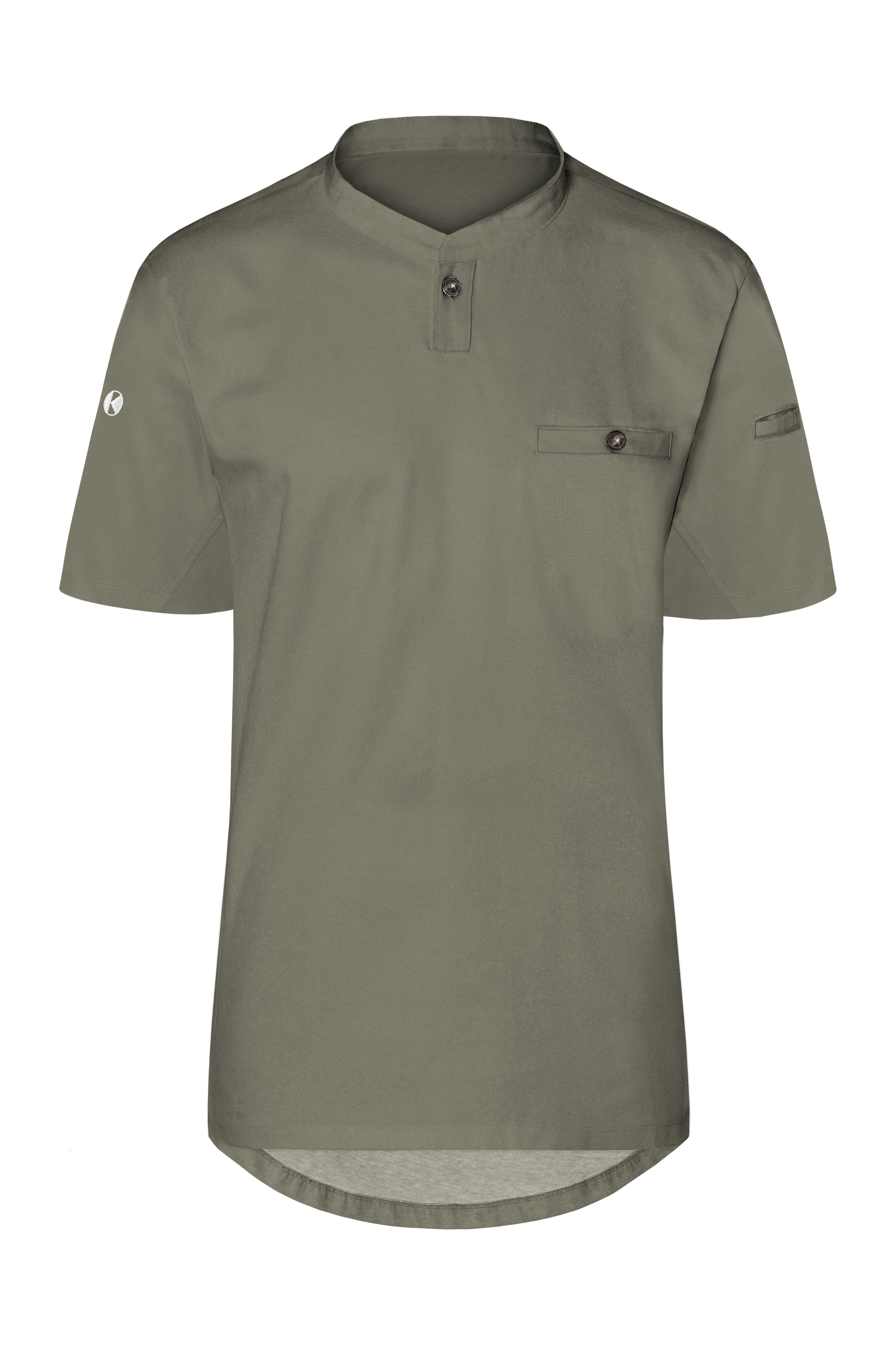 Kurzarm Herren-Arbeitsshirt Performance — Sage (ca. Pantone 416C)