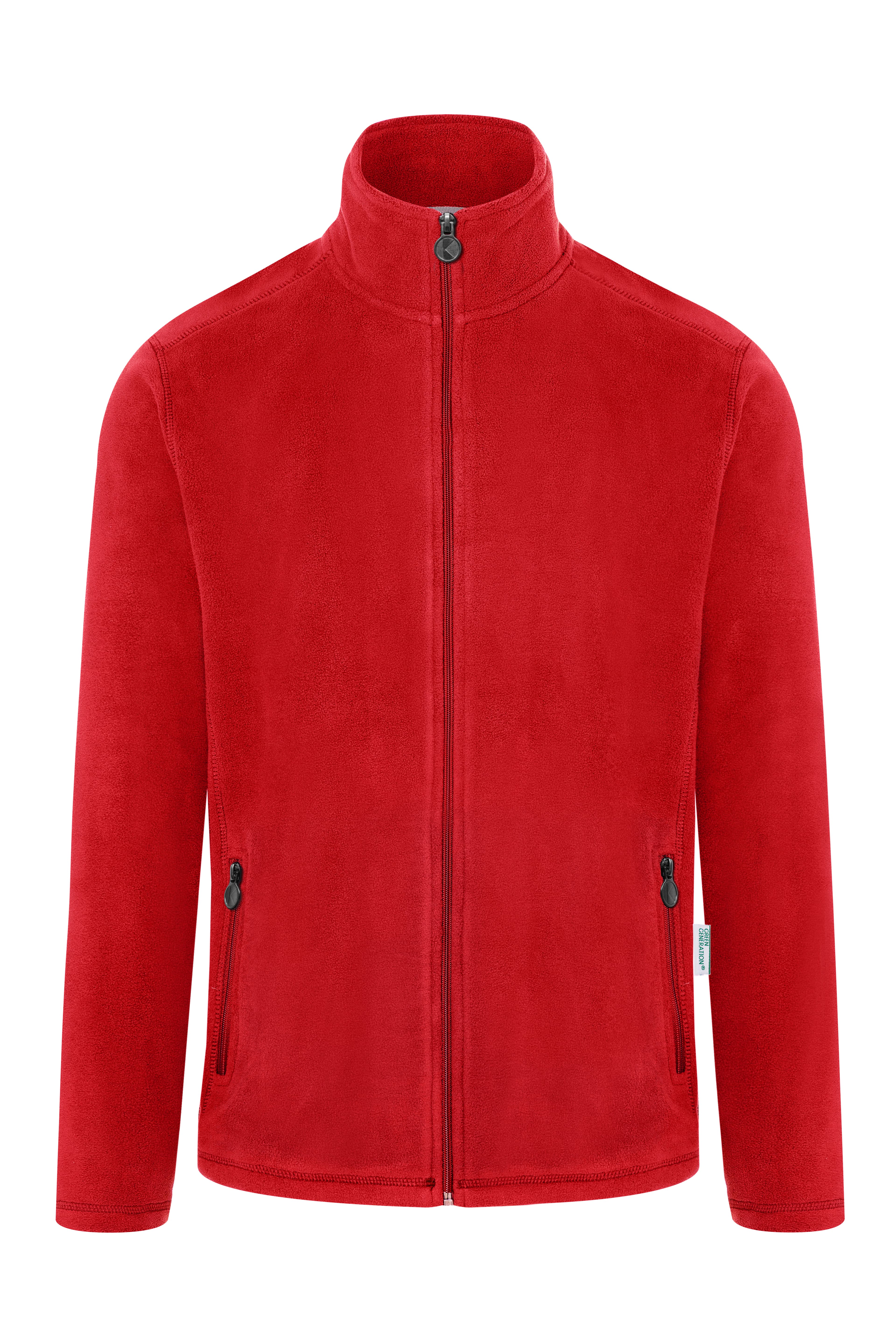 Herren Workwear Fleecejacke Warm-Up — Red (ca. Pantone 186C)