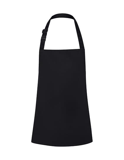 Kinderlatzschürze Basic mit Schnalle — Black (ca. Pantone 419C)