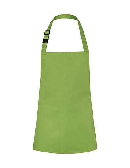 Kinderlatzschürze Basic mit Schnalle — Lime (ca. Pantone 4212C)