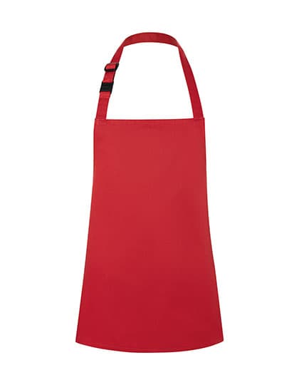 Kinderlatzschürze Basic mit Schnalle — Red (ca. Pantone 186C)