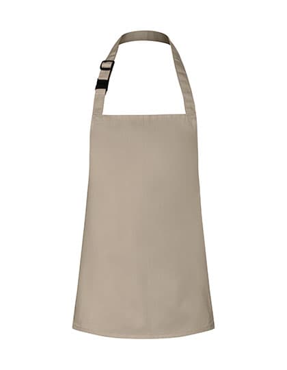Kinderlatzschürze Basic mit Schnalle — Sand (ca. Pantone 7529C)