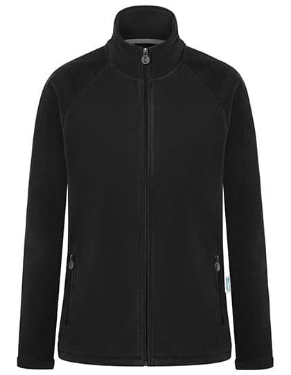 Damen Workwear Fleecejacke Warm-Up — Black (ca. Pantone 419C)