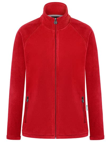 Damen Workwear Fleecejacke Warm-Up — Red (ca. Pantone 186C)