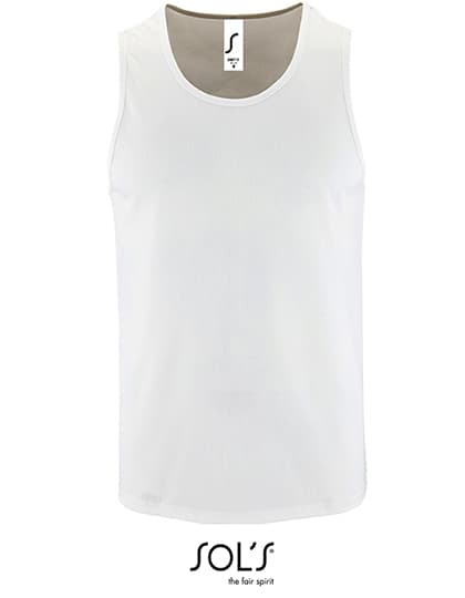 Men´s Sports Tank Top Sporty — White