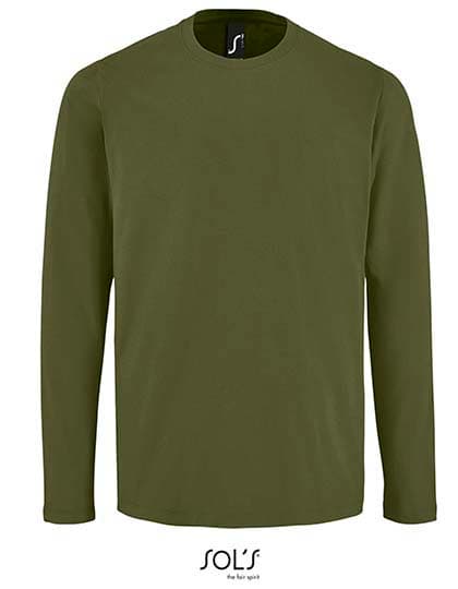 Men´s Long Sleeve T-Shirt Imperial — Dark Khaki