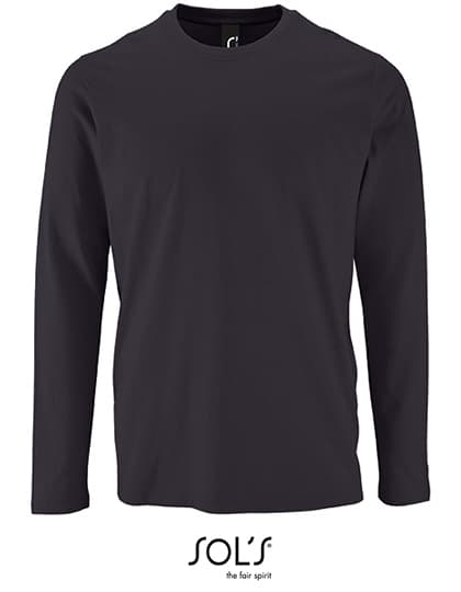 Men´s Long Sleeve T-Shirt Imperial — Mouse Grey (Solid)