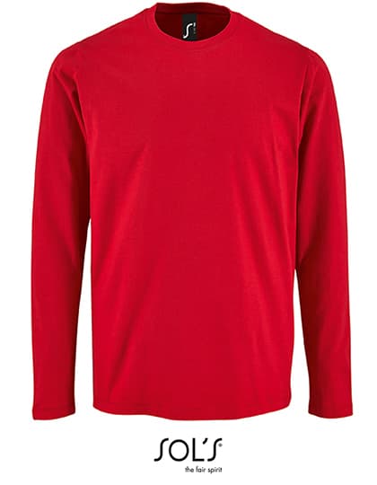Men´s Long Sleeve T-Shirt Imperial — Red