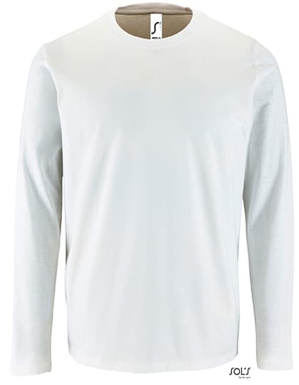 Men´s Long Sleeve T-Shirt Imperial — White