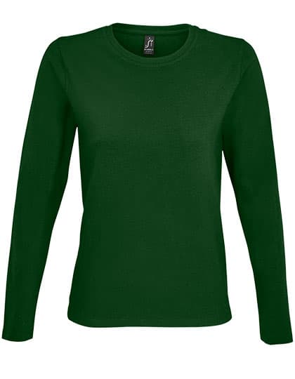 Women´s Long Sleeve T-Shirt Imperial — Bottle Green