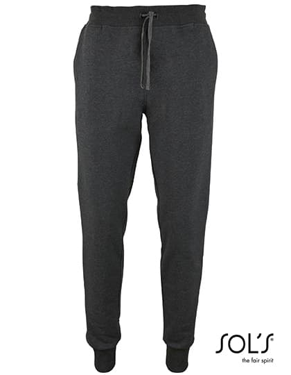 Men´s Slim Fit Jogging Pants Jake — Charcoal Melange