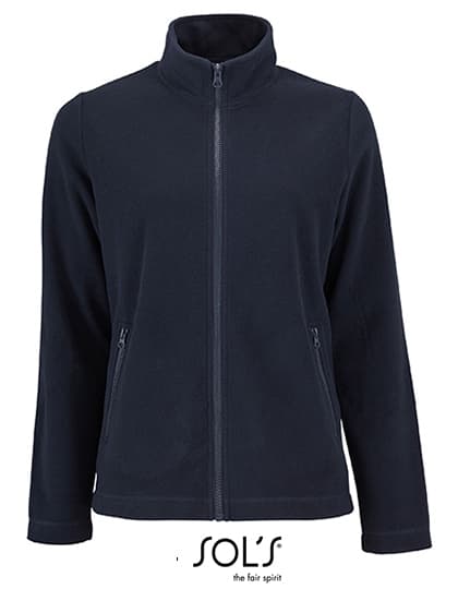 Women´s Plain Fleece Jacket Norman — Navy