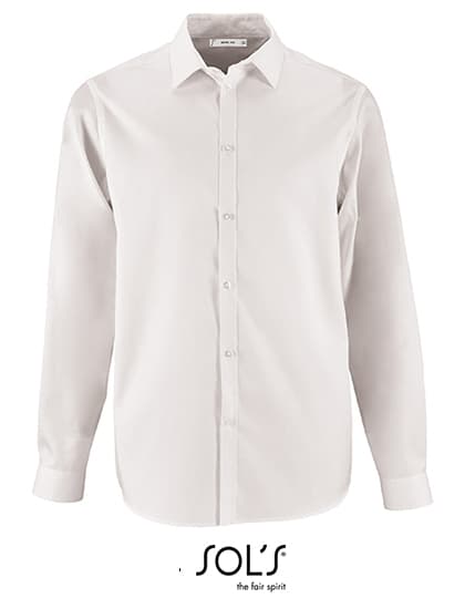 Men´s Herringbone Shirt Brody — White