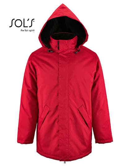 Unisex Jacket With Padded Lining Robyn — Red