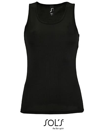 Women´s Sports Tank Top Sporty — Black