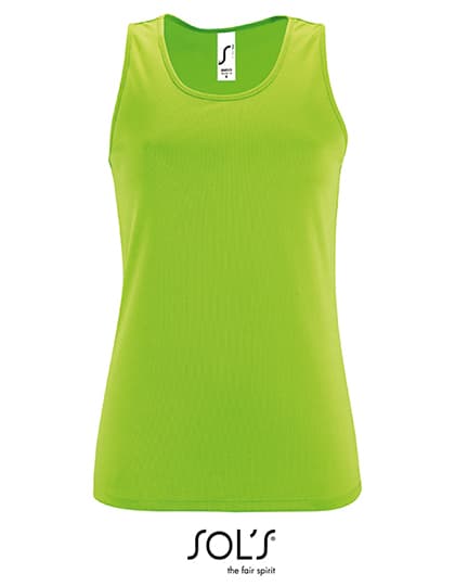 Women´s Sports Tank Top Sporty — Neon Green