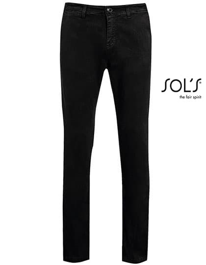 Men´s Chino Trousers Jules - Length 35 — Black