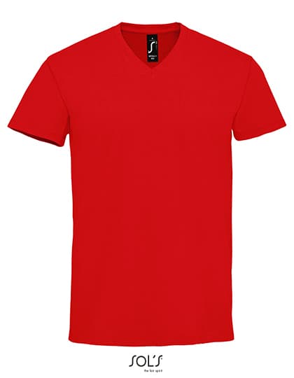 Men´s Imperial V-Neck T-Shirt — Red