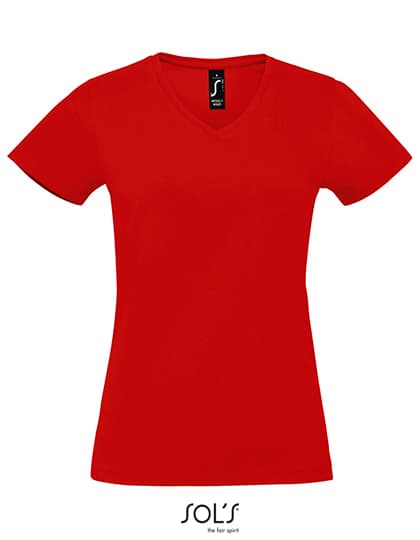Women´s Imperial V-Neck T-Shirt — Red