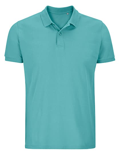 Men´s Planet Polo Shirt — Pool Blue