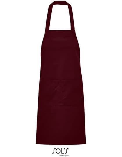 Unisex Gamma Apron — Burgundy