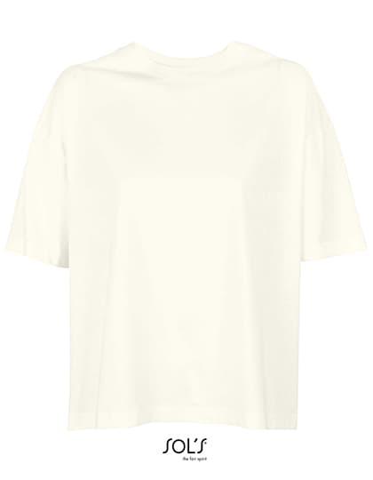 Women´s Boxy Oversized T-Shirt — Off White