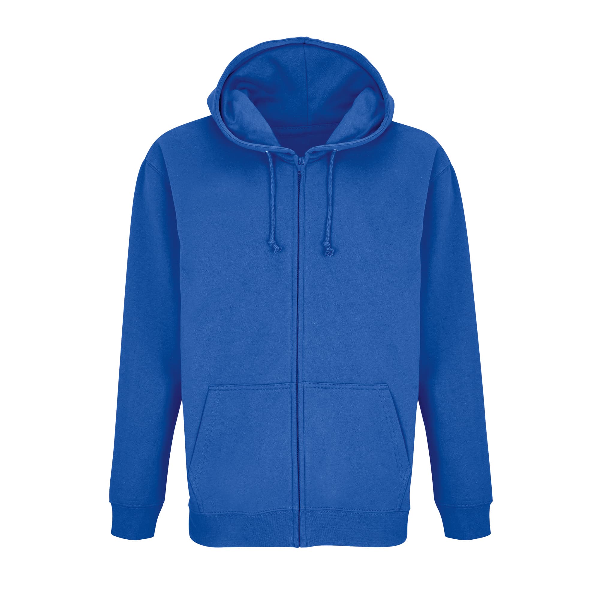 Unisex Full-Zip Hoodie Carter — Royal Blue 241