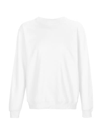 Unisex Columbia Crew Neck Sweatshirt — White
